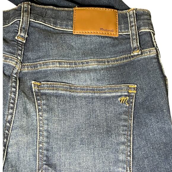 Madewell 10" High-Rise Button Fly Stretch Skinny Jeans Women's 26 Medium Wash - Picture 6 of 7